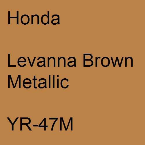 Honda, Levanna Brown Metallic, YR-47M.